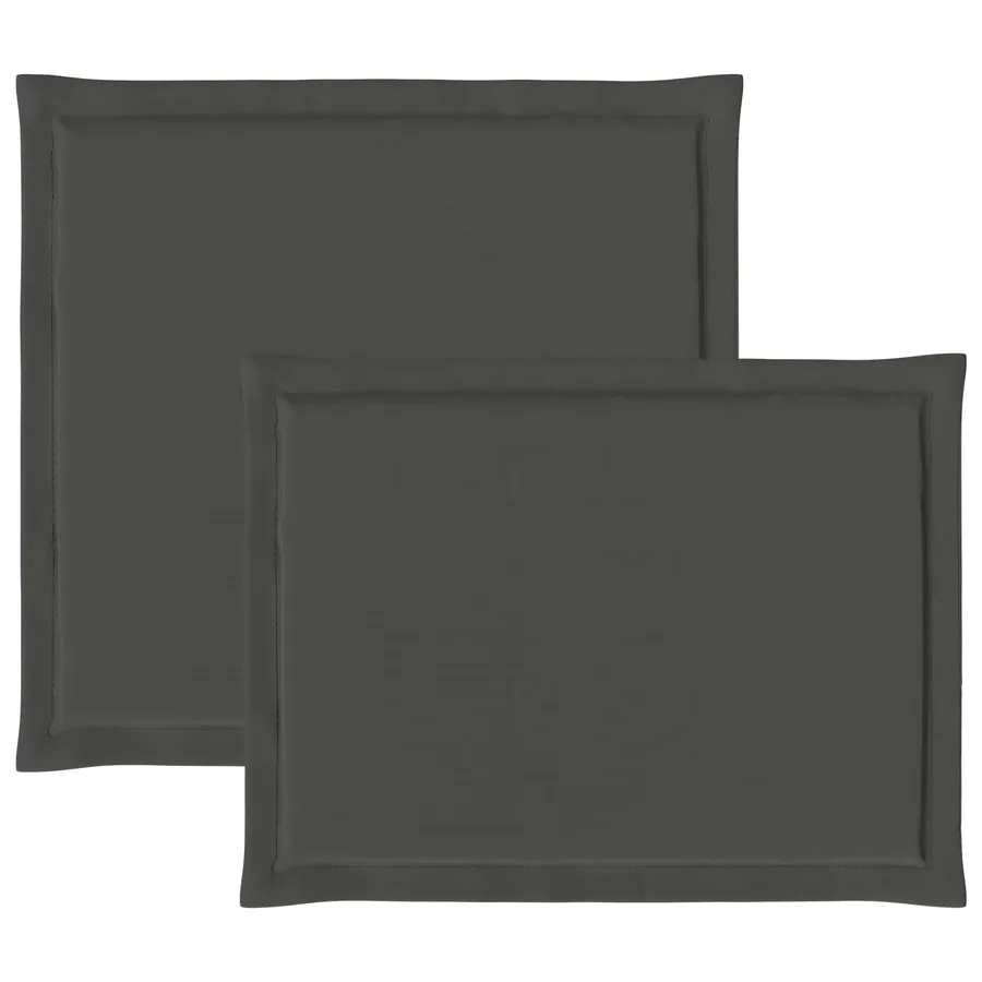 Coussins de siège et de dos 4 pcs Anthracite 47 x 45 x 2 cm - 7