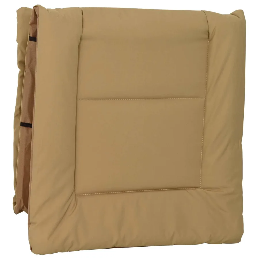 Transat pliant avec coussin Vert foncé - 42