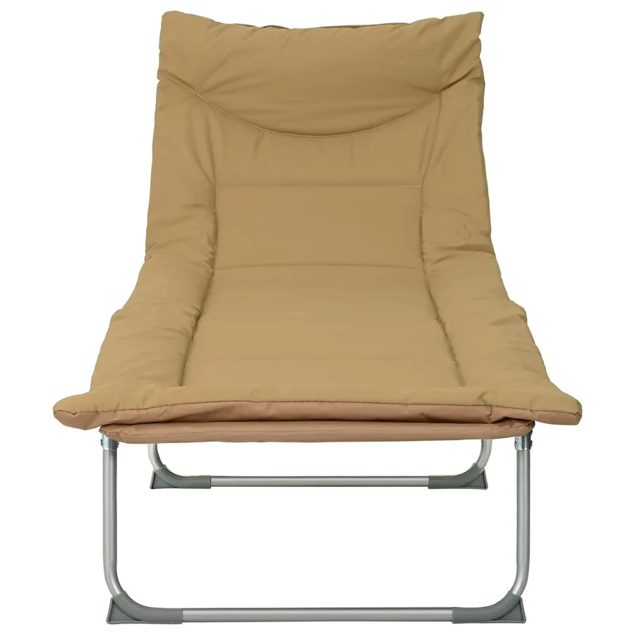 Transat pliant avec coussin Vert foncé - 43