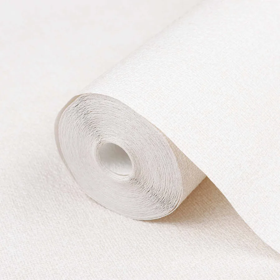 Papier peint 3D Solide Rayé Gris 10 x 0,53 m Tissu non tissé - 4
