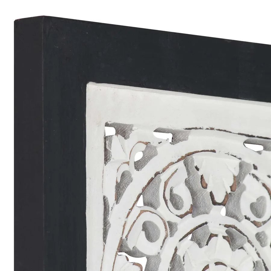 Décor artistique Noir et Blanc 40 x 40 x 1,5 cm - 4