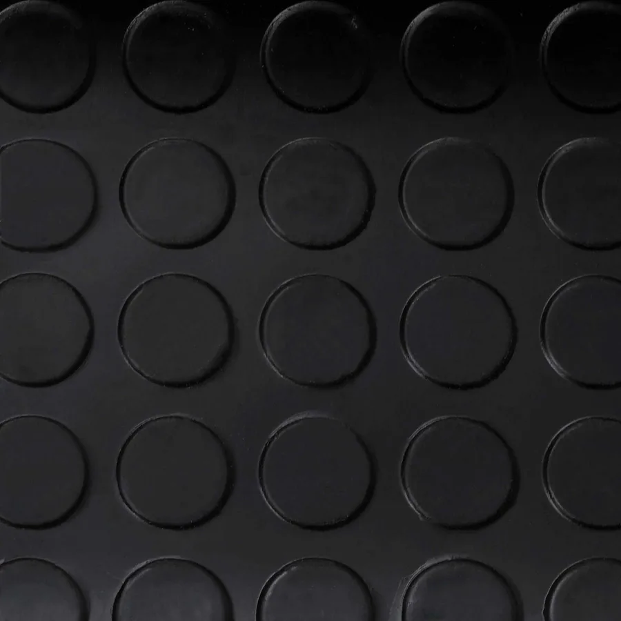 Tapis de sol Noir 1,5 x 2 m Caoutchouc - 4