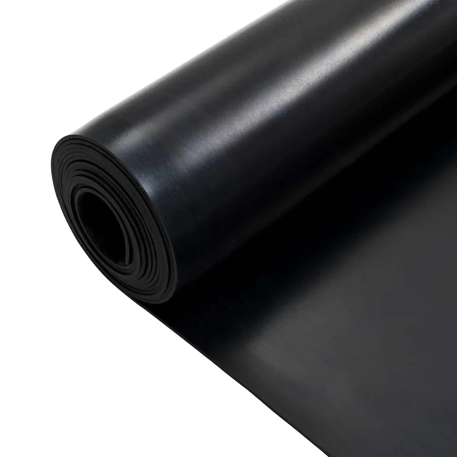 Tapis de sol Noir 1,2 x 5 m Caoutchouc - 3