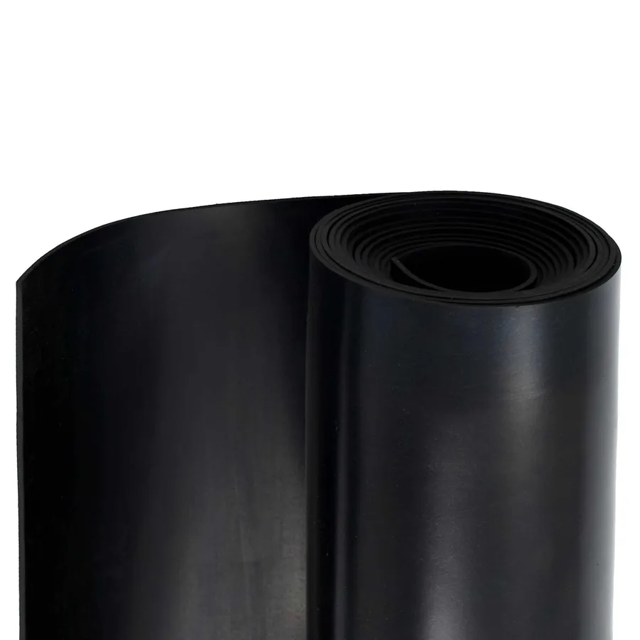 Tapis de sol Noir 1,2 x 5 m Caoutchouc - 6