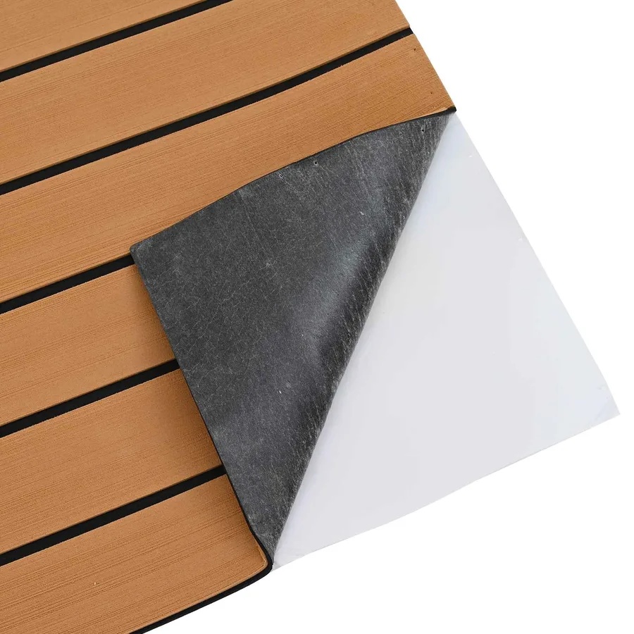 Tapis de bateau Rayé Marron et noir 240 x 60 cm EVA - 4