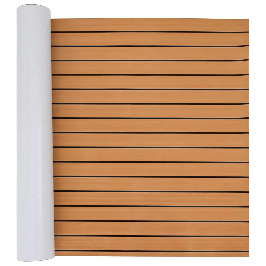 Tapis de bateau Marron et noir 240 x 90 cm EVA