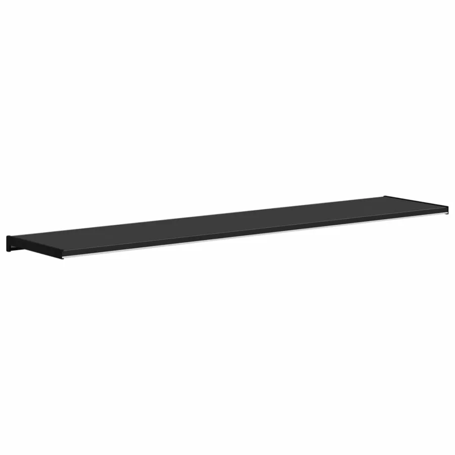 Appui de fenêtre Noir avec grain de bois 140 x 30 x 4,5 cm PVC - 7