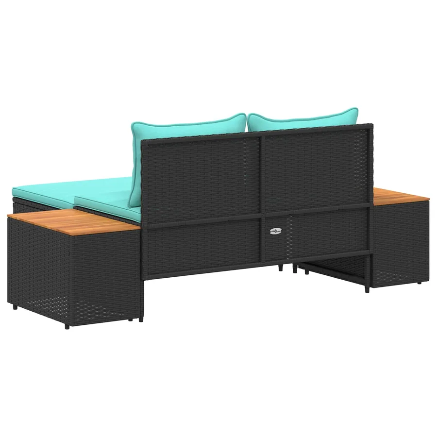 Ensemble de canapés d'extérieur 4 -Seater 4 pcs 55 x 30 x 39 cm - 10
