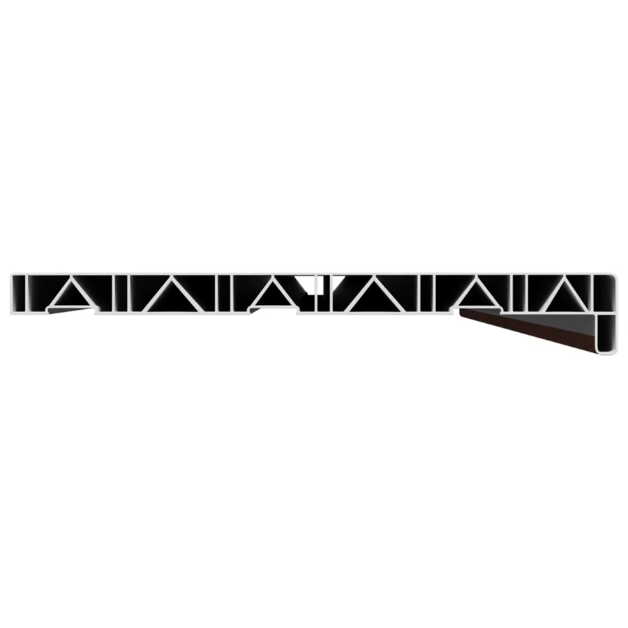 Appui de fenêtre Bois marron 120 x 30 x 4,5 cm PVC - 4