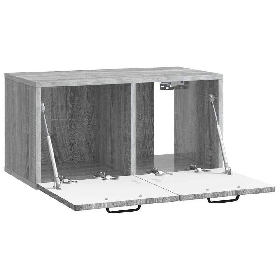 Meuble TV mural Sonoma gris 59,5 x 31 x 30 cm Bois d'ingénierie - 5