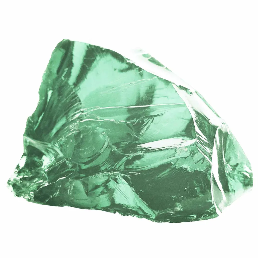 Pierres de Jardin Vert clair 12 cm Verre - 6