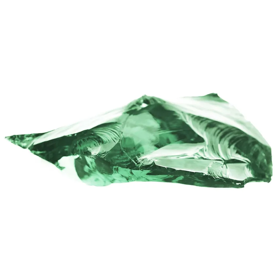 Pierres de Jardin Vert clair 12 cm Verre - 7