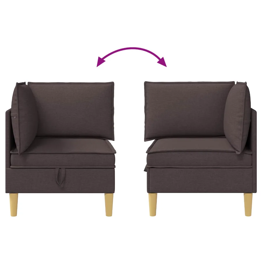 Sofa avec rangement Tissu - 10