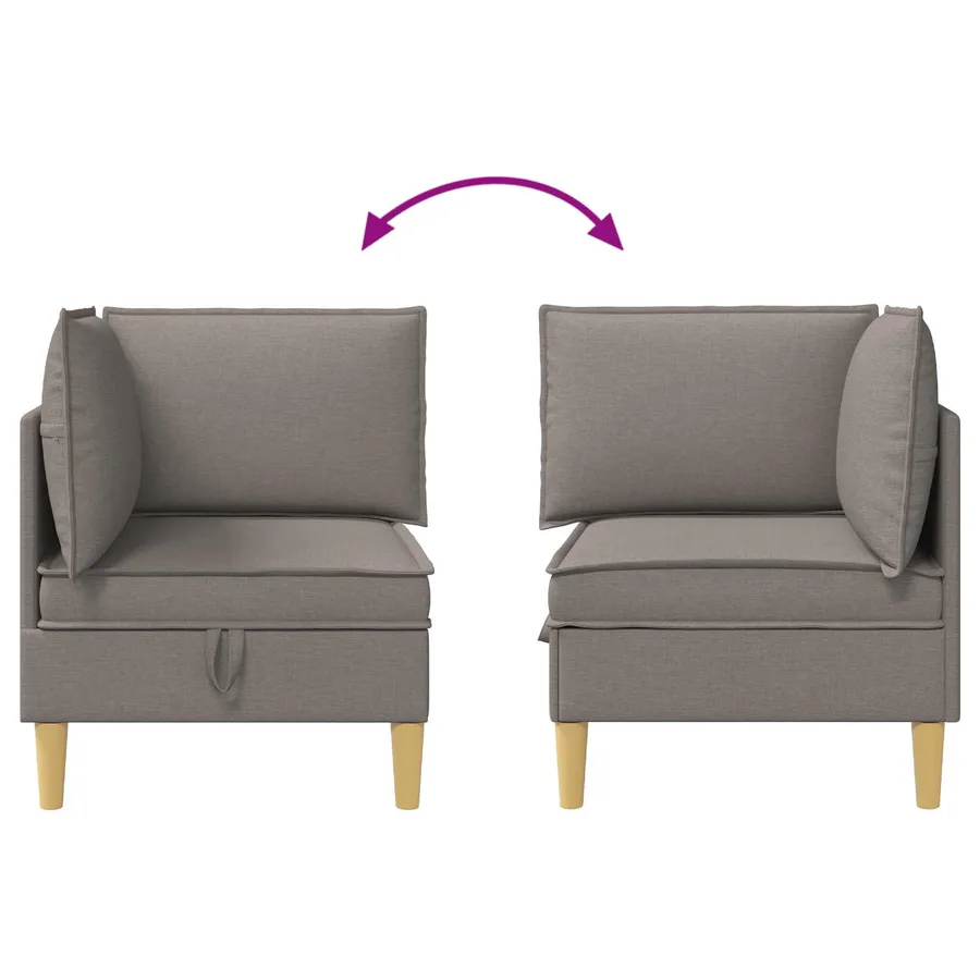 Sofa avec rangement Tissu - 10