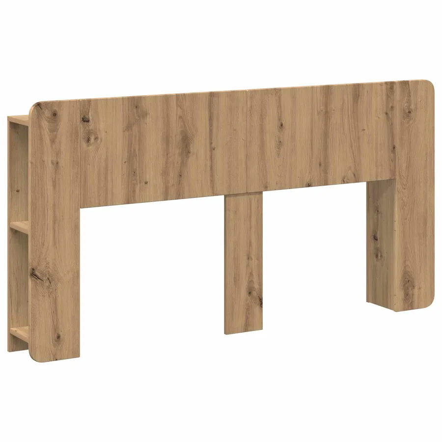 Cabinet de Tête de Lit Chêne artisanal 140 cm Bois d'ingénierie - 2