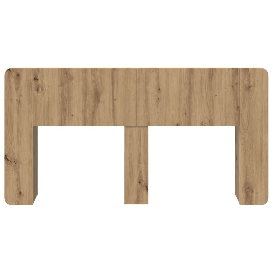 Cabinet de Tête de Lit Chêne artisanal 140 cm Bois d'ingénierie - 5