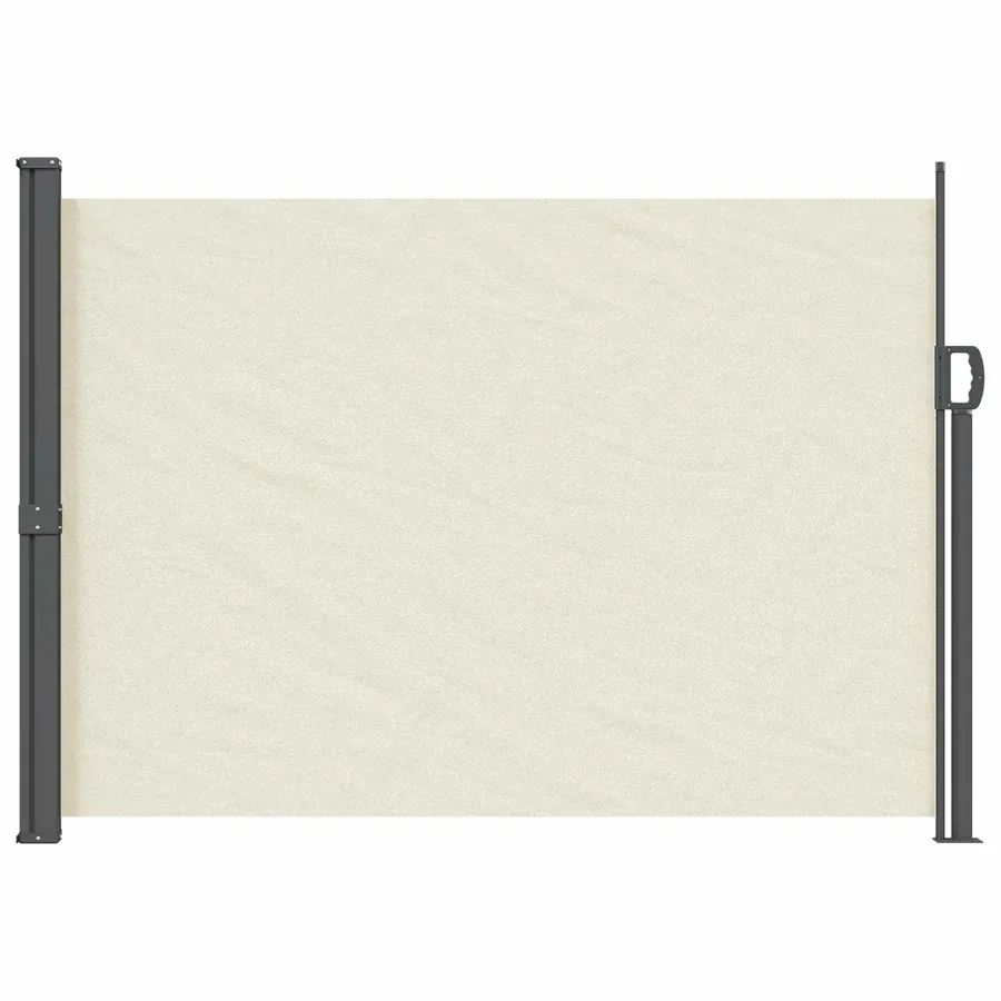 Store latéral rétractable 120 x 300 cm 100% polyester fer acier