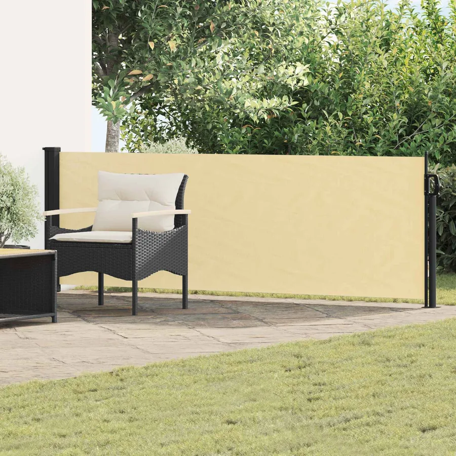 Store latéral rétractable Sable 300 x 100 cm Polyester