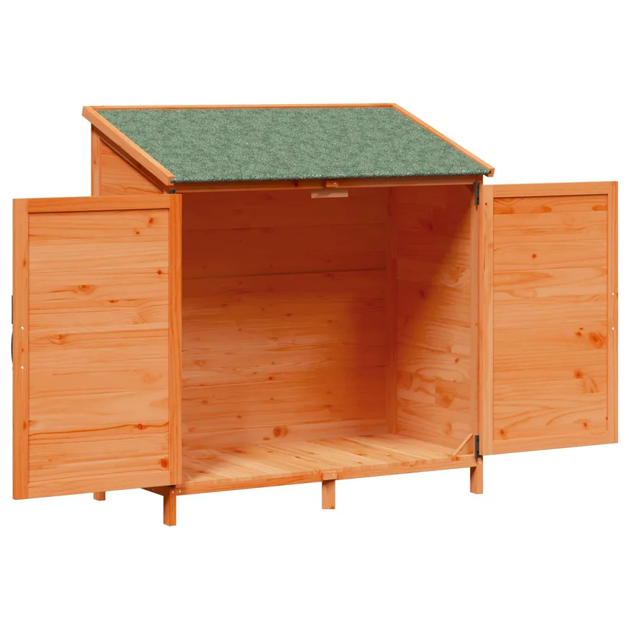 Abri de jardin Marron 106 x 56 x 113,5 cm Bois de Sapin Massif - 4