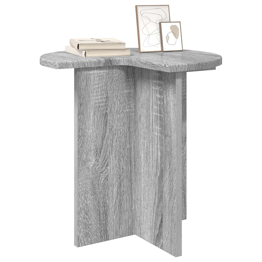 Table d'appoint avec stockage 2 pcs Sonoma gris Ø 39 x 38 cm - 3