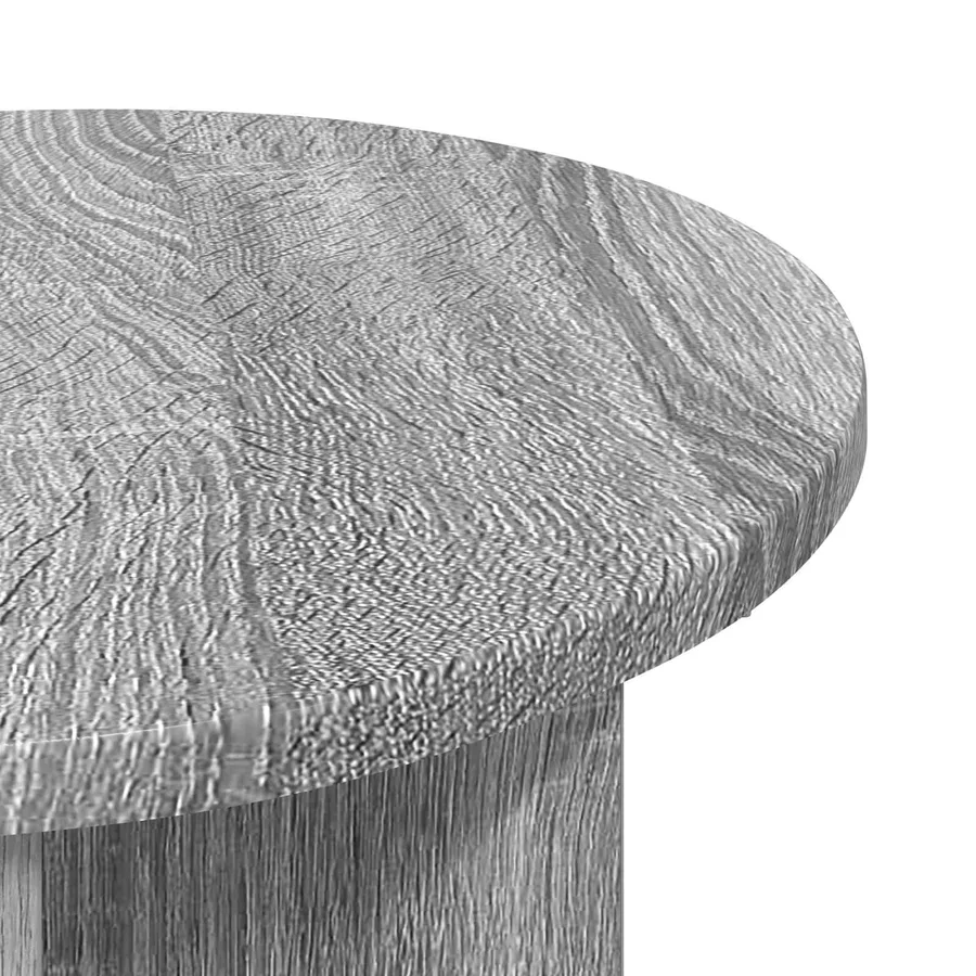 Table d'appoint avec stockage 2 pcs Sonoma gris Ø 39 x 38 cm - 6