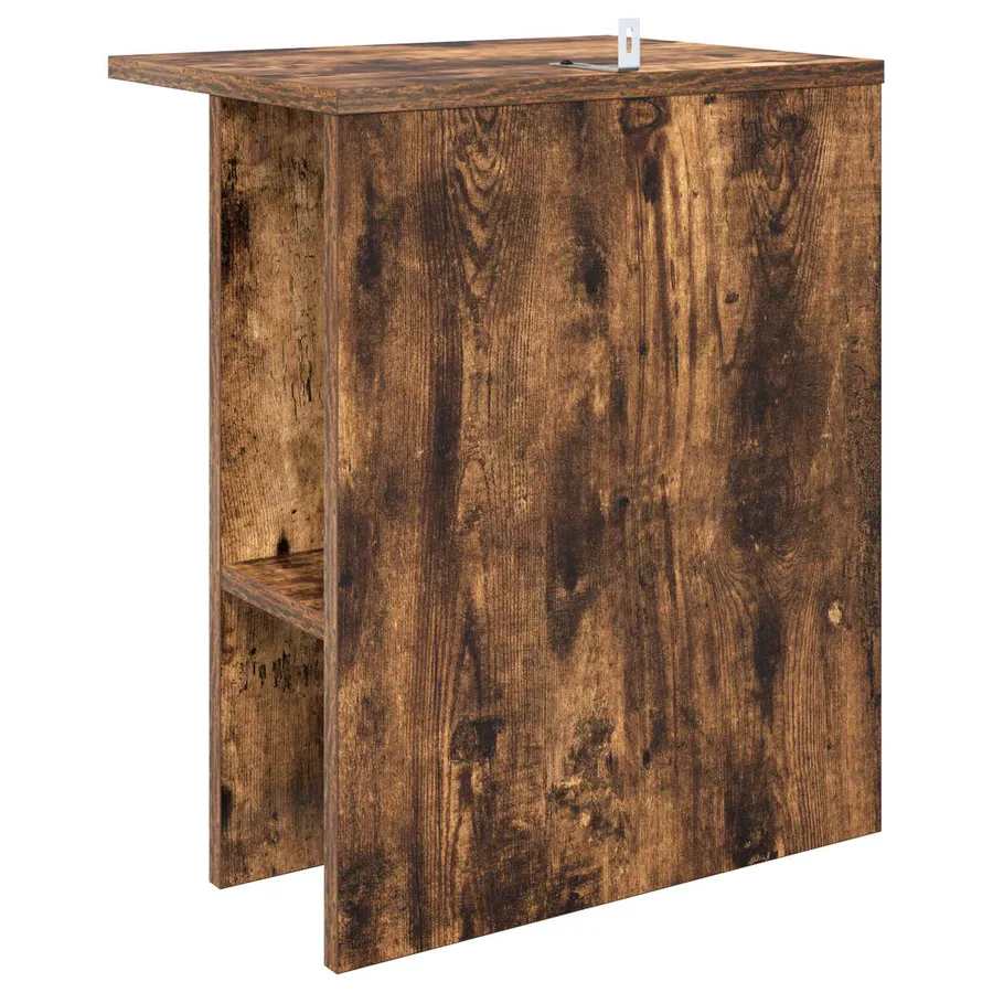 Table basse Chêne fumé 40 x 30 x 49 cm Bois d'ingénierie - 6