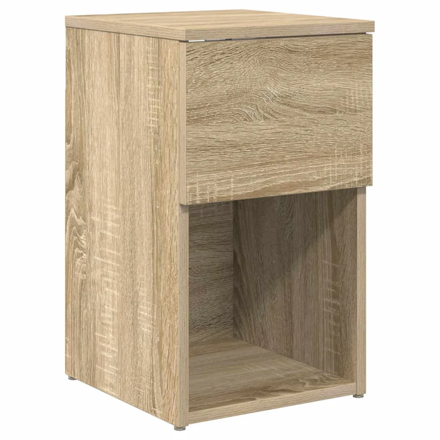Armoire de lit Chêne Sonoma 29 x 31,5 x 49 cm Bois d'ingénierie - 2