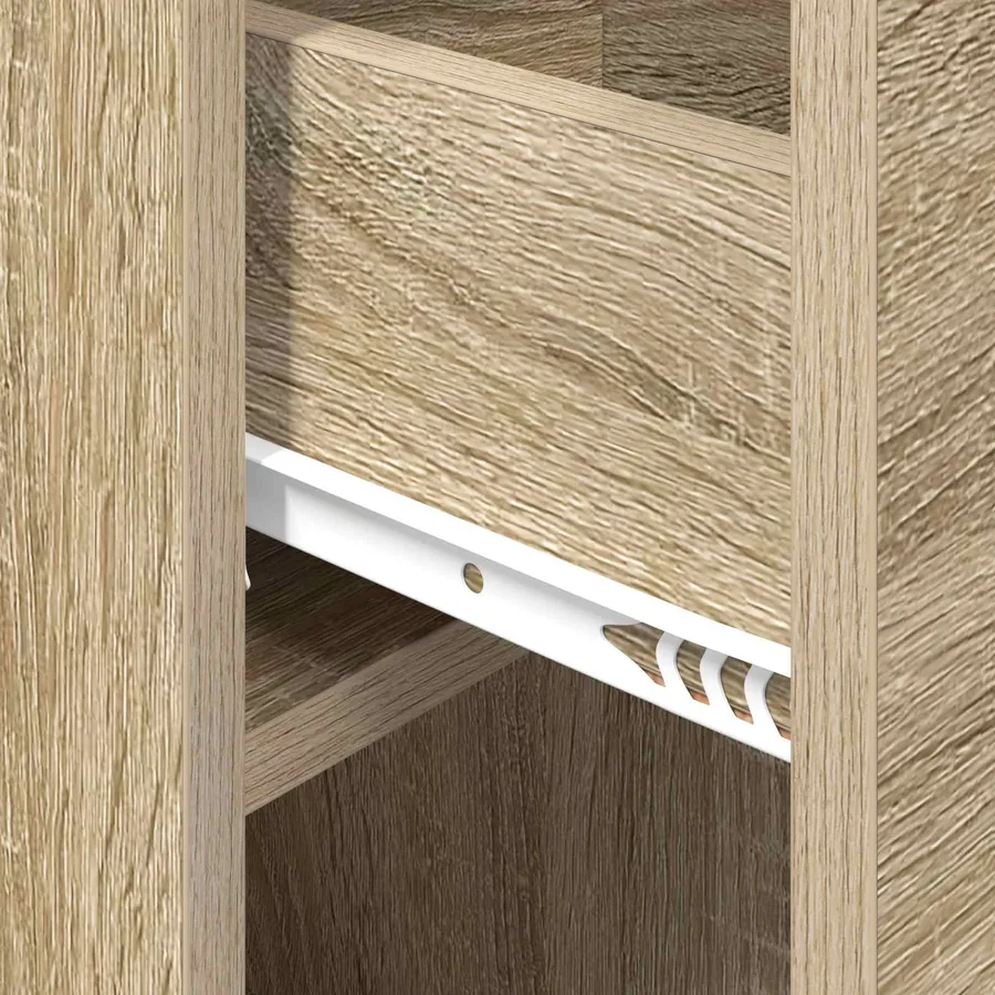 Armoire de lit Chêne Sonoma 29 x 31,5 x 49 cm Bois d'ingénierie - 8