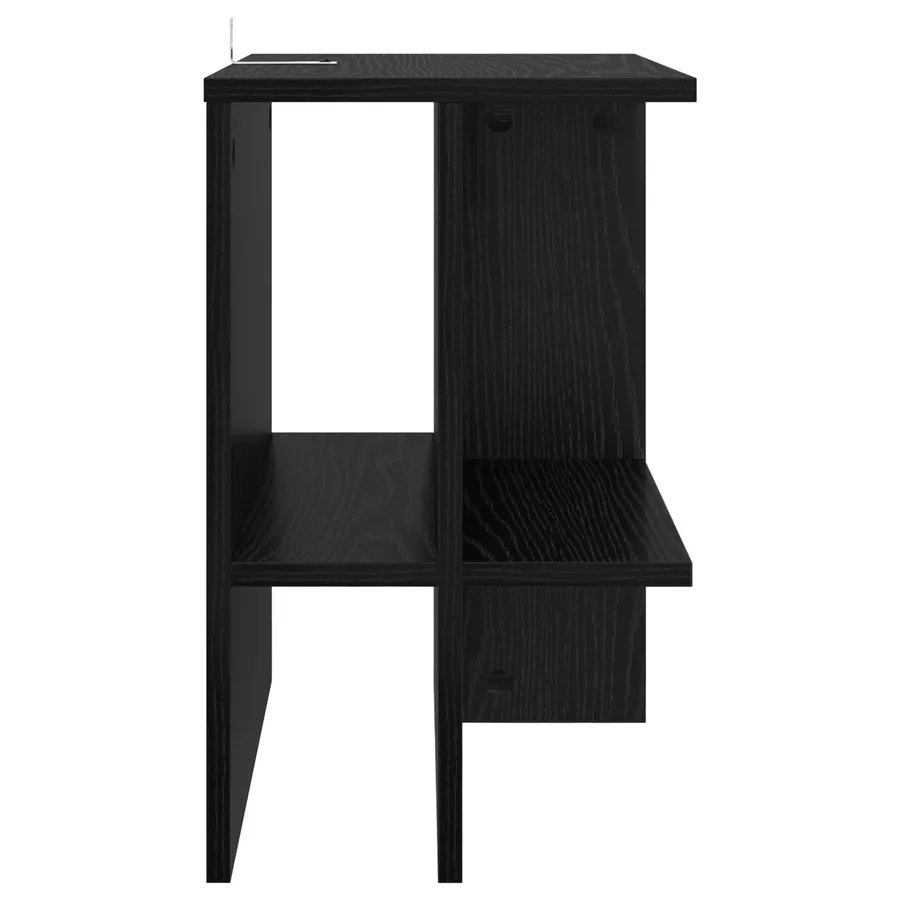Table basse Chêne noir 40 x 30 x 49 cm Bois d'ingénierie - 5