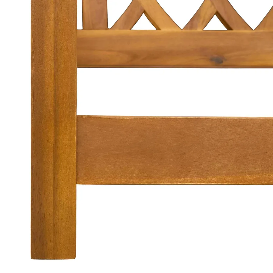 Banc balançoire de jardin Naturel 110 x 56 x 58 cm - 7