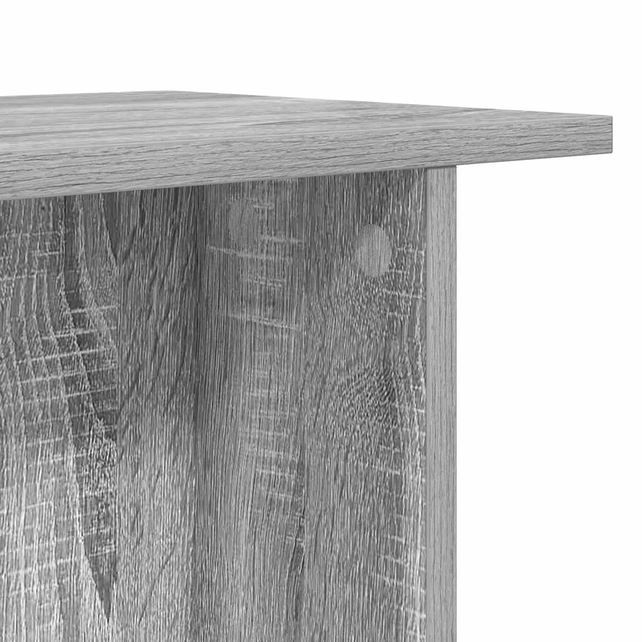 Table basse Sonoma gris 40 x 30 x 49 cm Bois d'ingénierie - 7