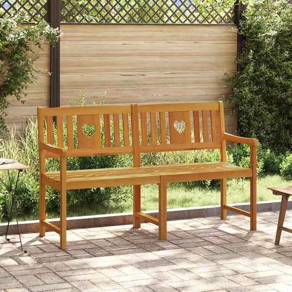Banc extérieur Naturel 150 x 55,5 x 90 cm Bois d'Acacia Massif