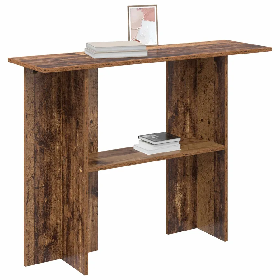 Table console Bois ancien 100 x 30 x 75 cm Bois d'ingénierie - 3
