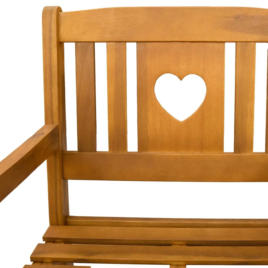 Chaises de jardin 4 pcs Naturel Bois d'Acacia Massif - 9