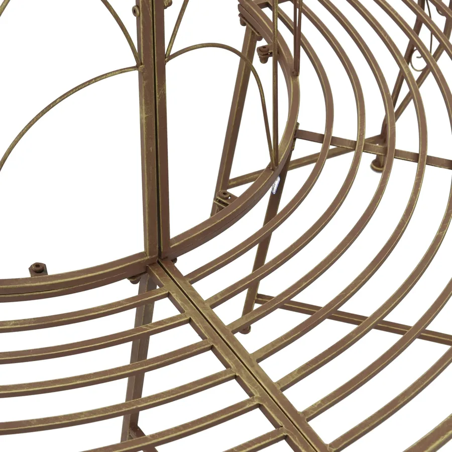 Banc d'Arbre 4-Nombre de places 160 x 80 x 89 cm Acier - 3
