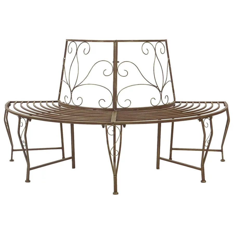 Banc d'Arbre 4-Nombre de places 160 x 80 x 89 cm Acier