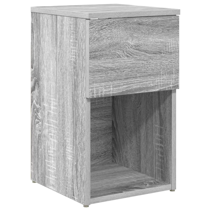 Armoire de lit 2 pcs Sonoma gris 29 x 31,5 x 49 cm - 5
