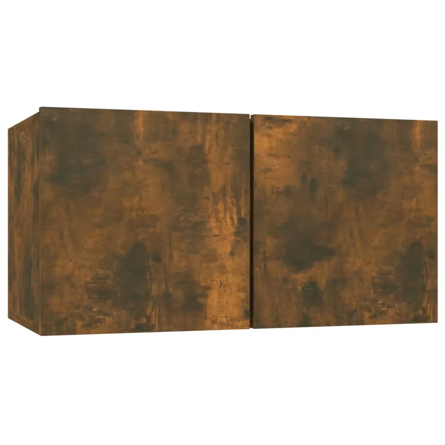 Ensemble de meubles TV 8 pcs Chêne fumé Bois d'ingénierie - 5