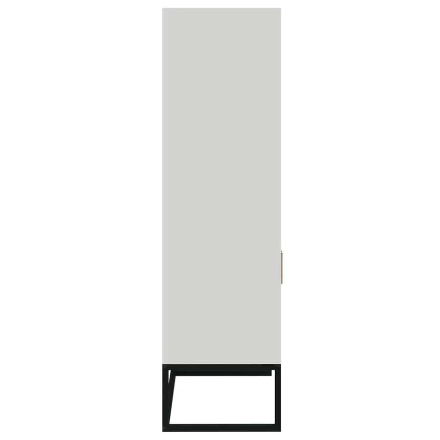 Buffet blanc 60x35x125 cm bois d'ingénierie - 6