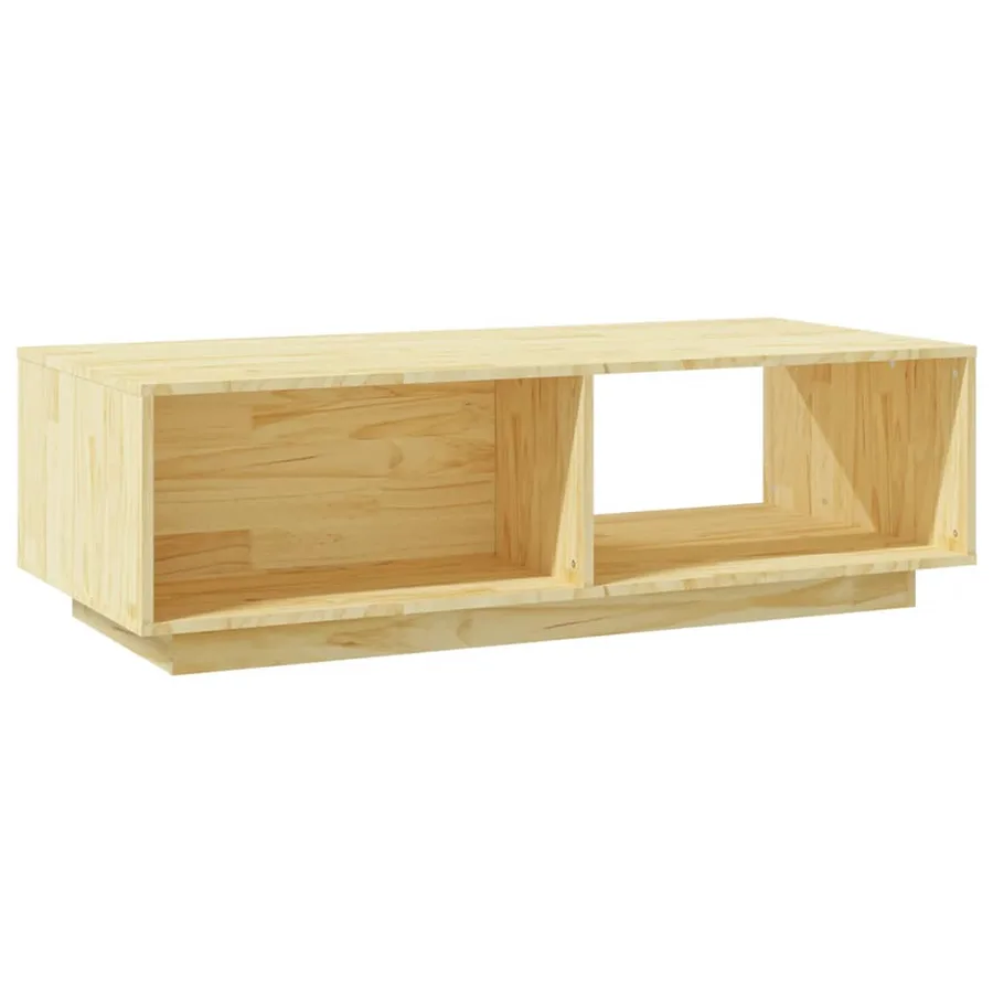 Table basse 110x50x33,5 cm bois de pin massif - 7