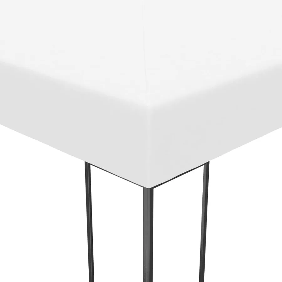 Tonnelle de jardin 6 x 3 m Blanc - 5