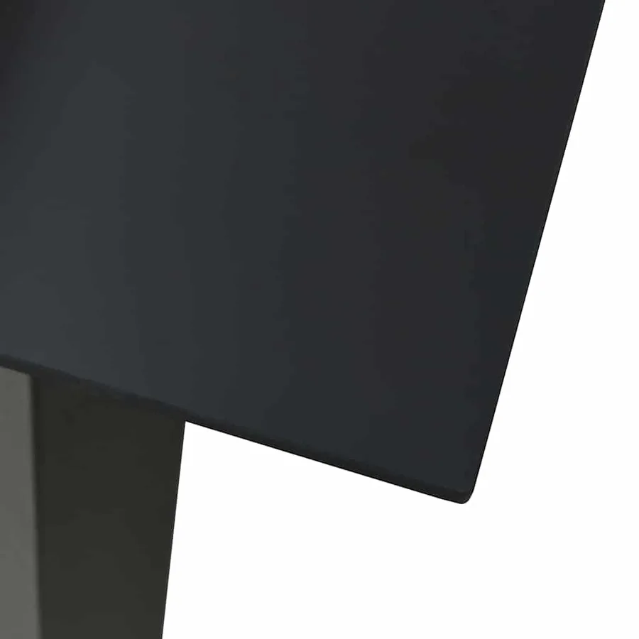 Ensemble à manger d'extérieur 5 pcs Rotin PVC Noir - 11
