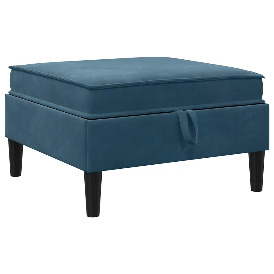 Ensemble de meubles pour le salon 4 pcs Bleu Velours - 6
