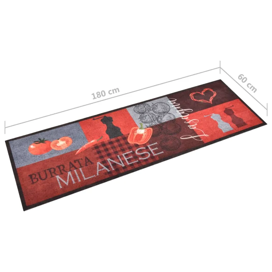 Tapis de cuisine lavable Tomates 60x180 cm - 5