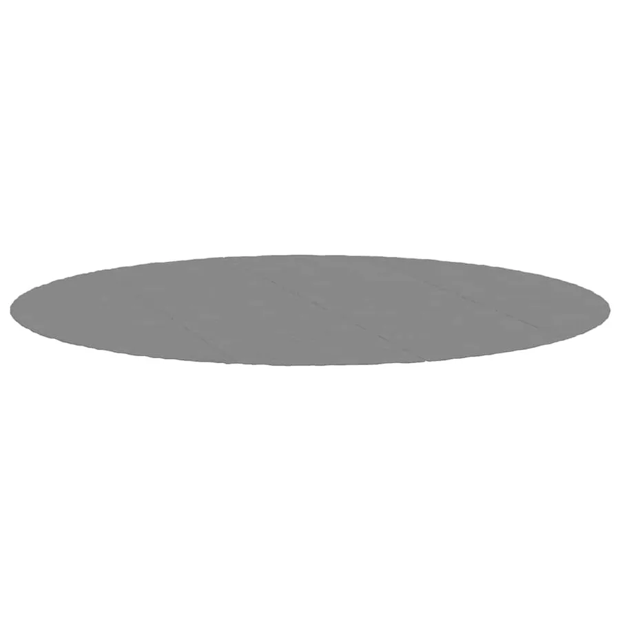 Bâche de piscine gris clair Ø500 cm géotextile polyester - 2