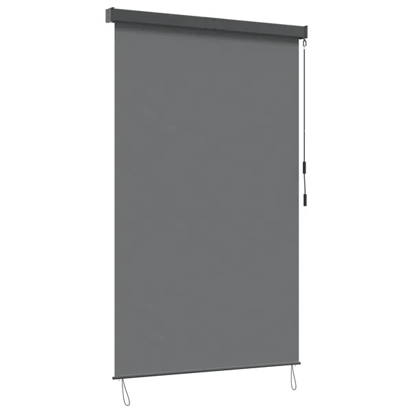 Store enrouleur Gris clair 160 x 250 cm Tissu et Aluminium