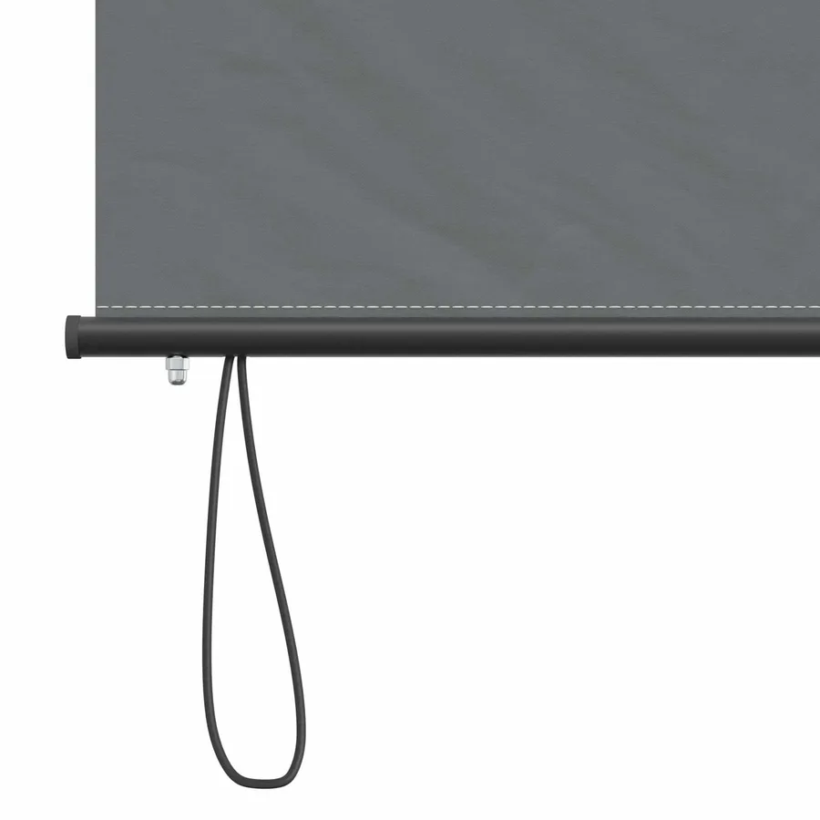 Store enrouleur Gris clair 160 x 250 cm Tissu et Aluminium - 4