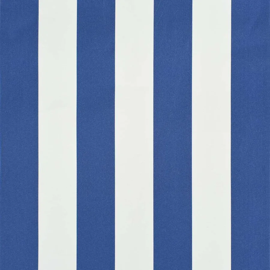 Auvent rétractable 350x150 cm Bleu et blanc - 6