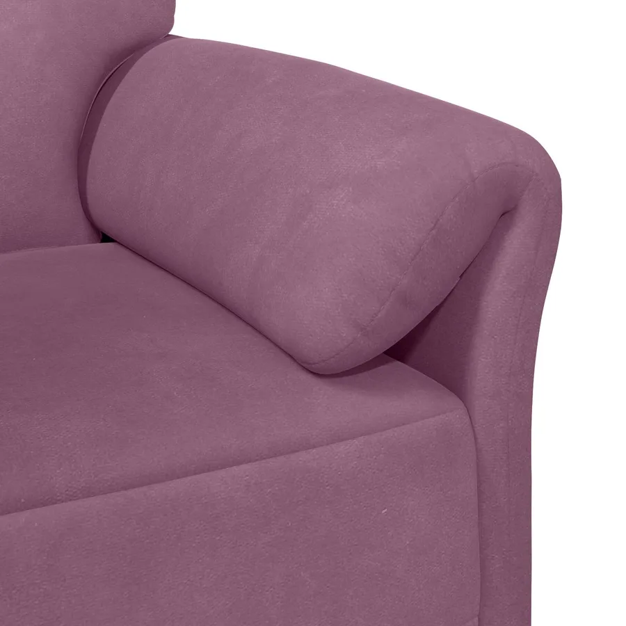 Sofa 2 places Pourpre 158 x 83 x 95 cm Velours - 6
