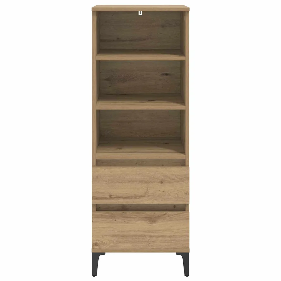 Haut Armoire Chêne artisanal 40 x 36 x 110 cm Bois d'ingénierie - 6